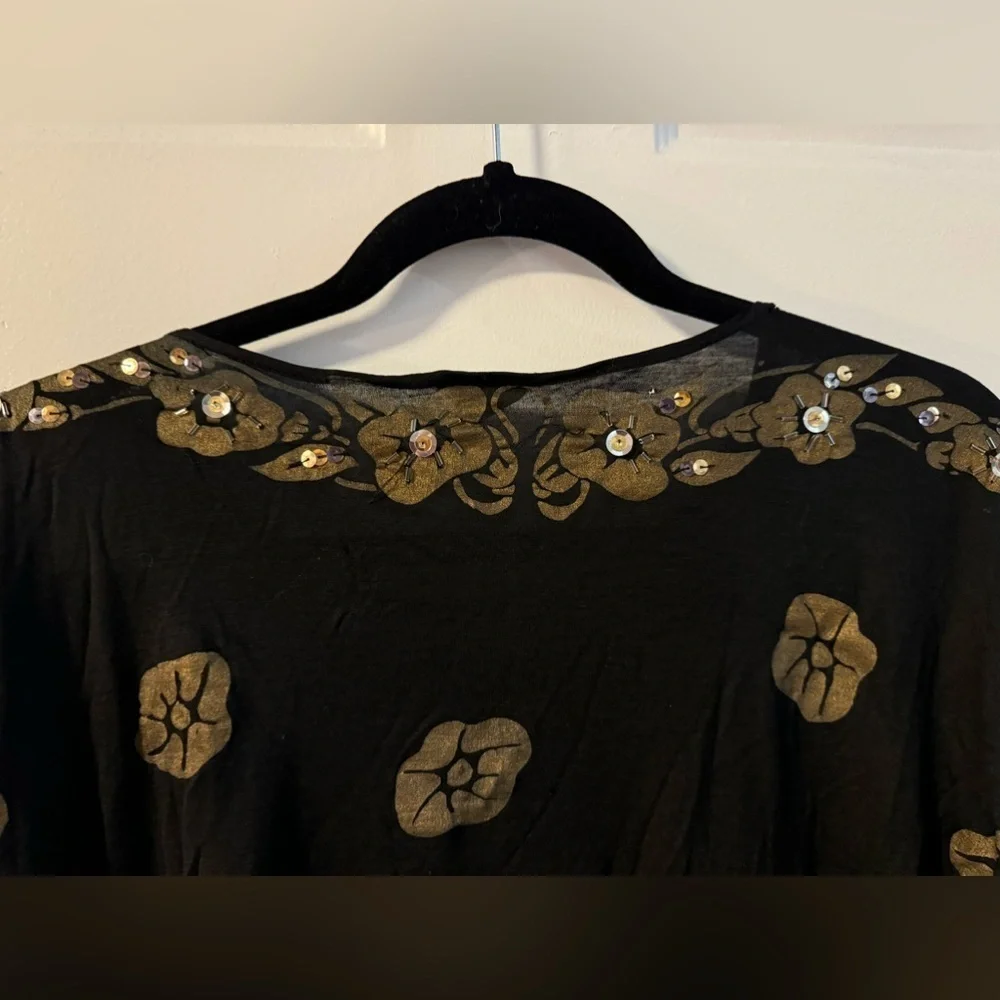 Y2K Embellished Beaded Butterfly Sparkle Floral Fairy Whimsicalgoth Vintage Boho - Picture 10 of 15